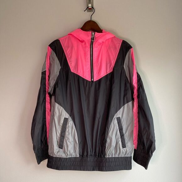 Express Colorblock Windbreaker Jacket 90s Inspo- Size Small - Picture 1 of 7